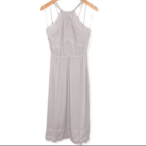 🔥Elliatt Elation Ruffle Dress Taupe. E7041742 M - Picture 4 of 10